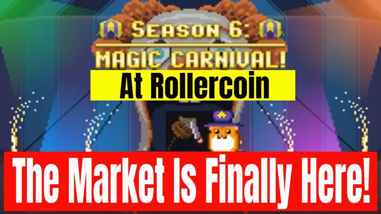 Rollercoin Mining Simulator , Season 6 and The Market Place , Earn Free Crypto