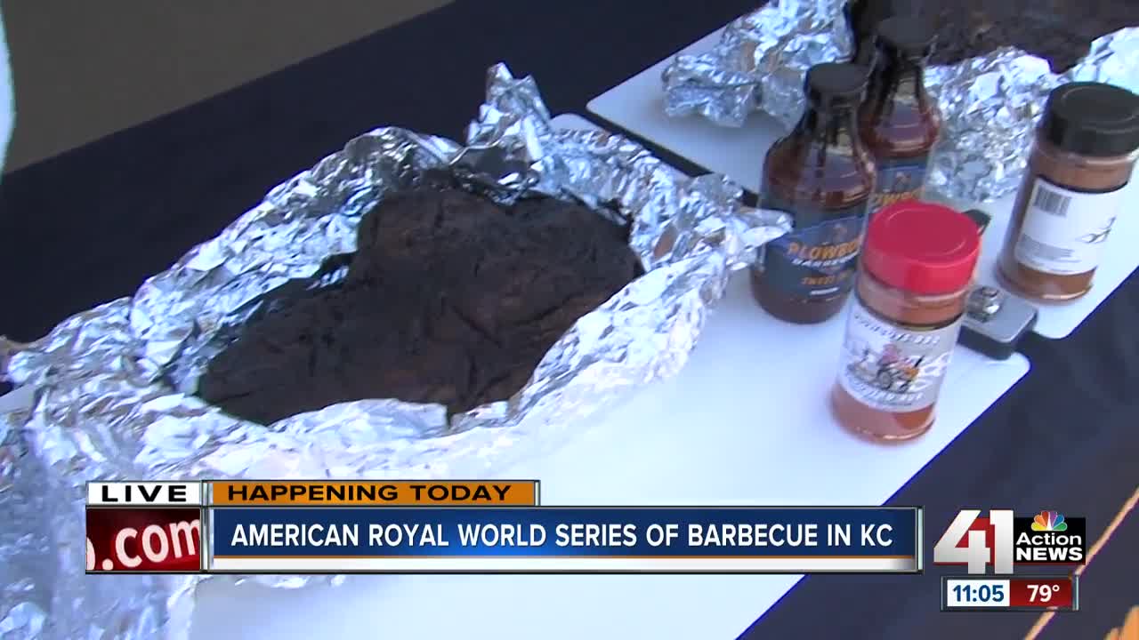 American Royal World Series of Barbecue smoking away at Kansas Speedway