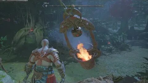 God of War Ragnarök Part 22: The Swinging Fire Puzzle