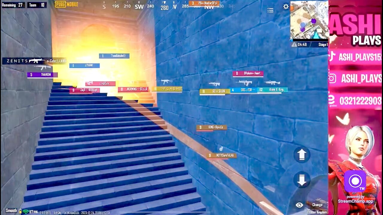 1v2 with nade | Custom room | PUBG Mobile