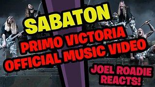 SABATON - Primo Victoria (Official Music Video) - Roadie Reacts