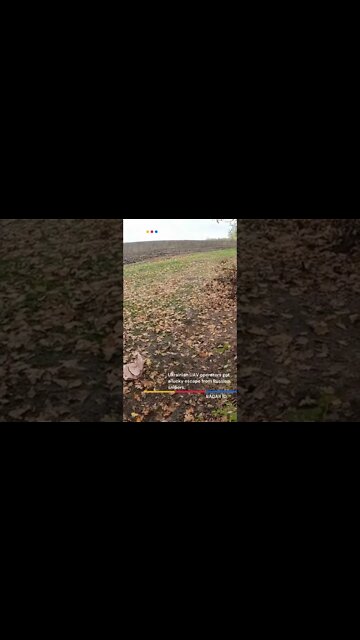 Ukrainian UAV operators got a lucky escape from Russian snipers