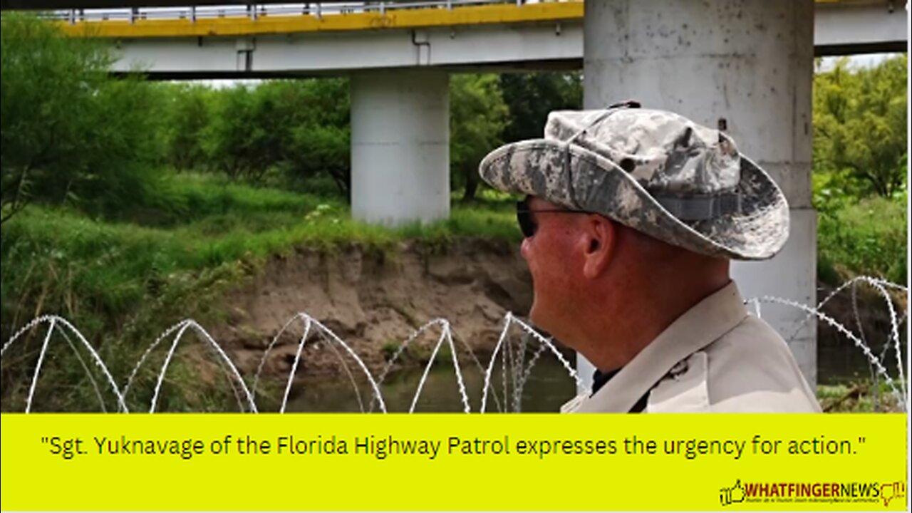 "Sgt. Yuknavage of the Florida Highway Patrol expresses the urgency for action."