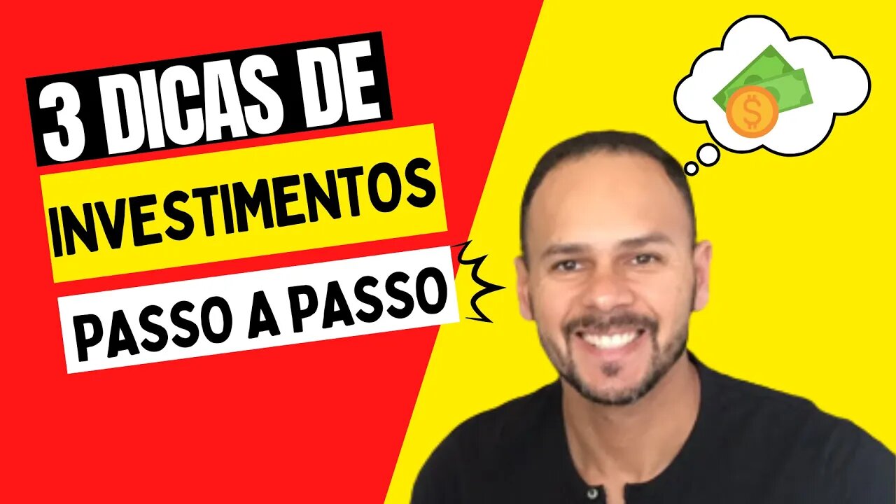 3 INVESTIMENTOS PRA INICIANTES NA BOLSA DE VALORES