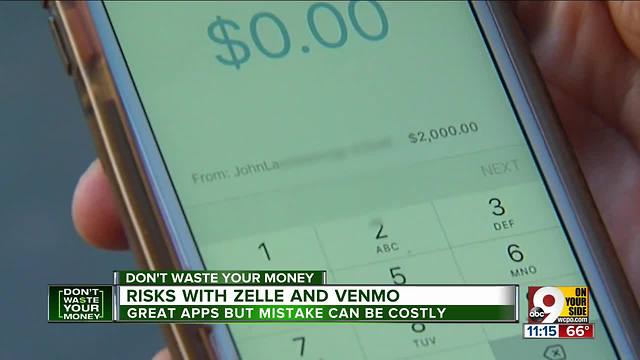 Beware risks with cash transfer apps