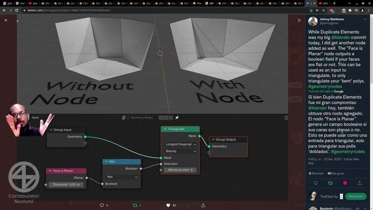 Blender_Nuevo nodo de geometria "Planar" (hecho por @Johnny Matthews )