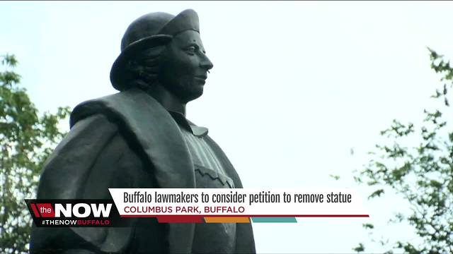 Buffalo considers removing Columbus statue, renaming park