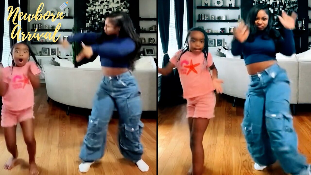 Reginae's Sister Reign Is Almost The Same Height While Teaching Her The Latest TikTok Dances! 💃🏾