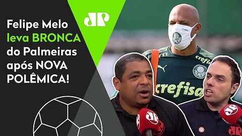 "Felipe Melo foi MUITO BURRO!", dispara Vampeta após NOVA POLÊMICA!