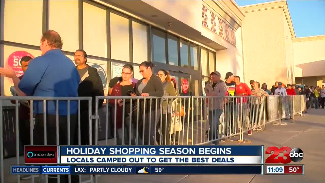 Holiday shopping season begins