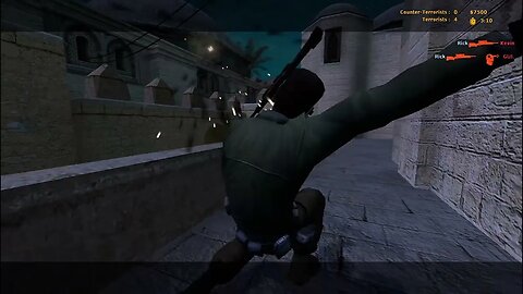 Counter Strike Source Dust 2 Night Bots #3 Only Sniper Rifles