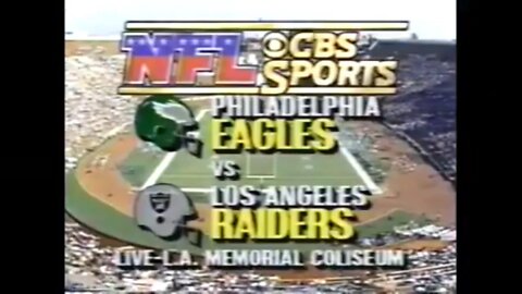 1986-11-30 Philadelphia Eagles vs Los Angeles Raiders