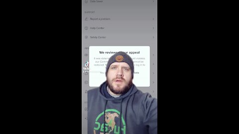 Permanent Ban from Tik Tok