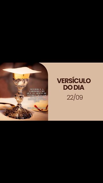 VERSÍCULO DO DIA 22 SETEMBRO. #shorts