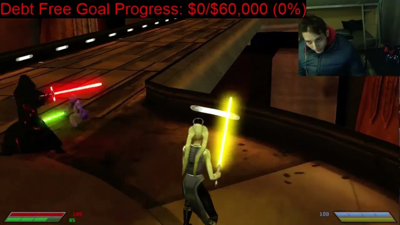 Yoda VS Kylo Ren In A Battle With Live Commentary In Star Wars Jedi Knight Jedi Academy