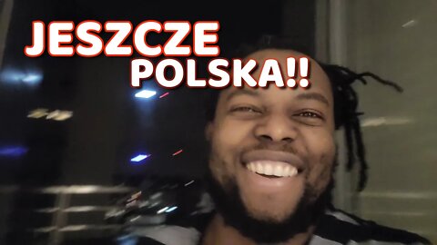 GDANSK FIREWORK - SINGING POLISH HYMN ON THE BALCONY
