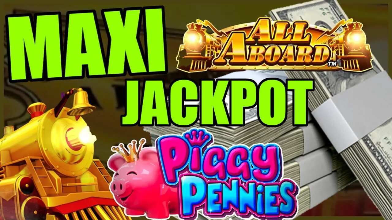 OMG ♦️ I Hit The Maxi Jackpot on All Aboard! 🚂 Epic Jackpot Win on Max Bet