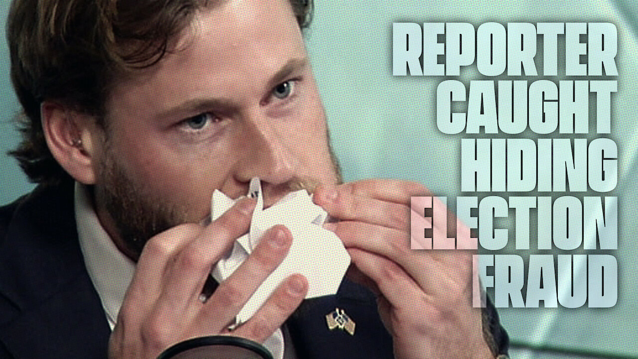 News Reporter Caught Hiding Election Fraud Evidence Live On Air!