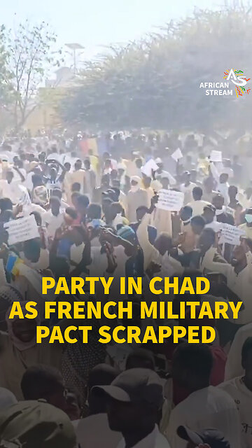PARTY IN CHAD AS FRENCH MILITARY PACT SCRAPPED