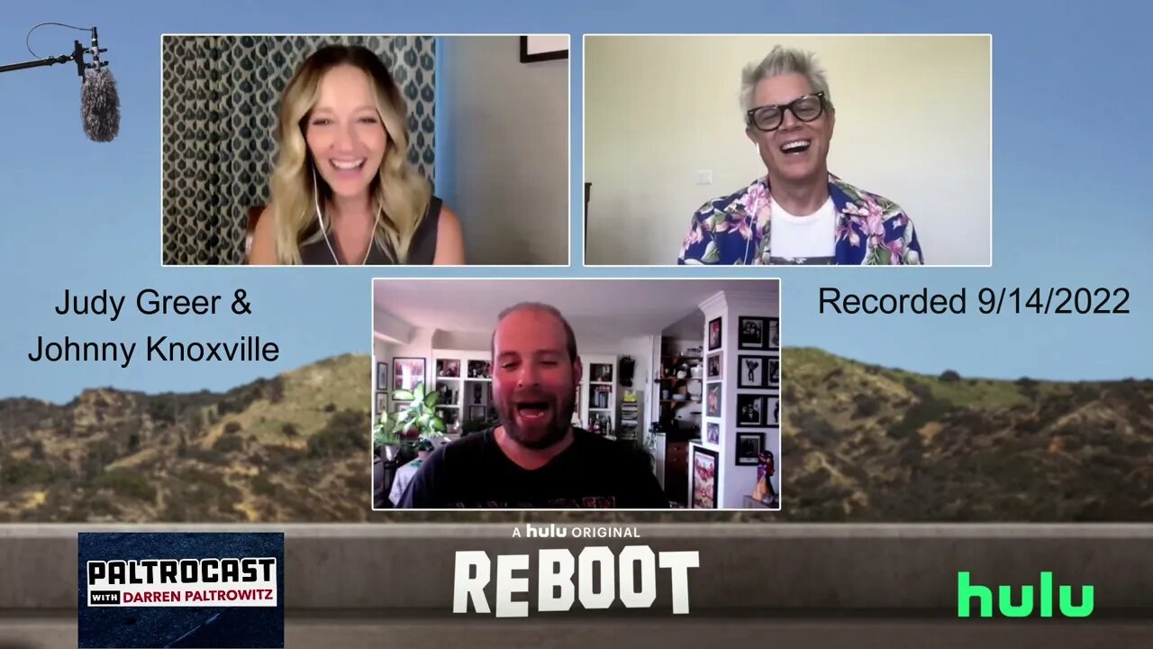 Johnny Knoxville & Judy Greer ("Reboot") interview with Darren Paltrowitz