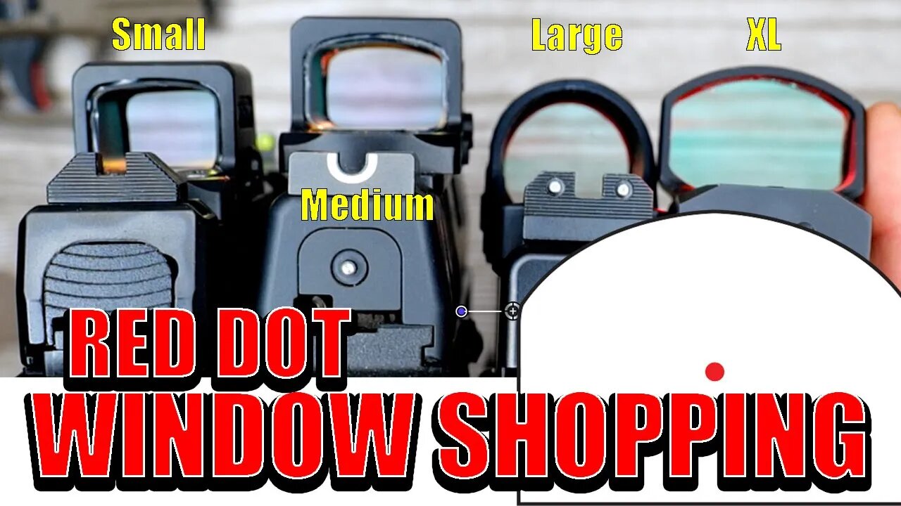👎🏽 WHY your EDC Red Dot is TOO SMALL | Trijicon, Holosun, Shield Sights SIG SAUER and PA Vulcan