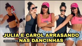 JULIA BRITZ E CAROL PIRES GRAVANDO TIKTOK JUNTAS