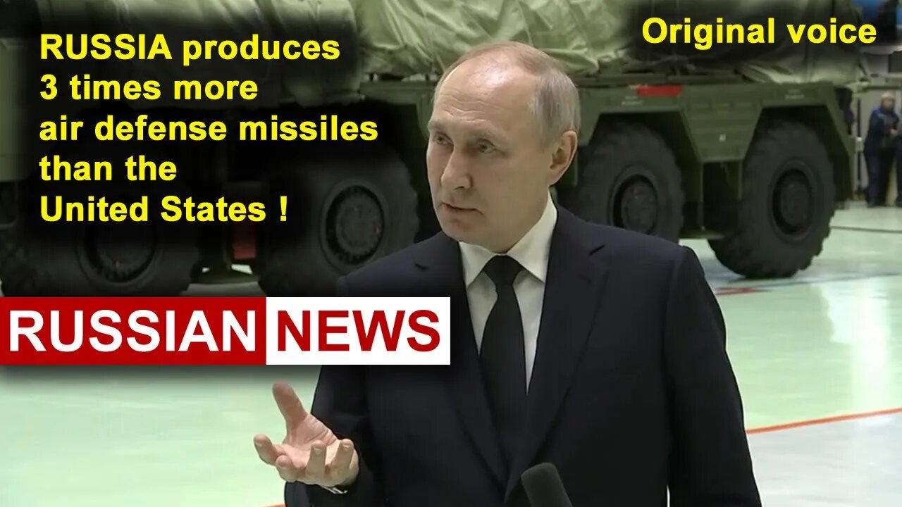 Russia produces 3 times more air defense missiles than the United States! Putin, Ukraine. RU