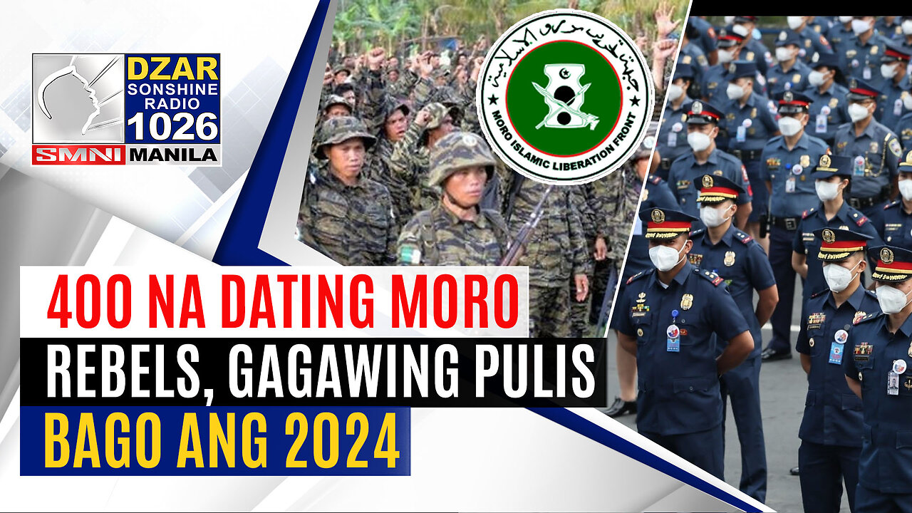 #SonshineNewsBlast: 400 na dating M*o*r*o rebels, gagawing pulis bago ang 2024