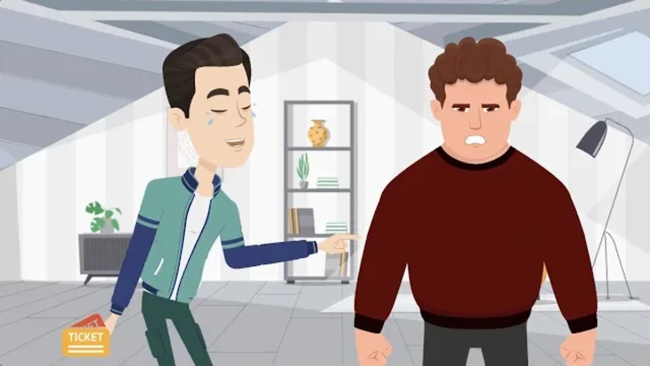 Deutsch lernen | Dialog | Gib mir die Tickets!😡🎫 | Wortschatz und wichtige Verben