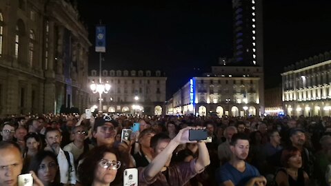 NOPAURADAY NOGREENPASS Torino piazza Castello 11.09.2021