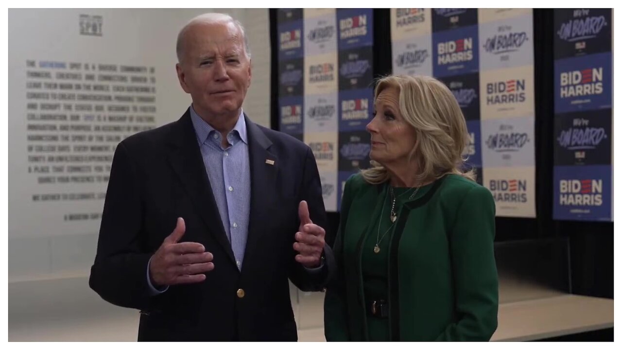 Joe Biden struggles to read teleprompter while complaining about Trump, Republicans