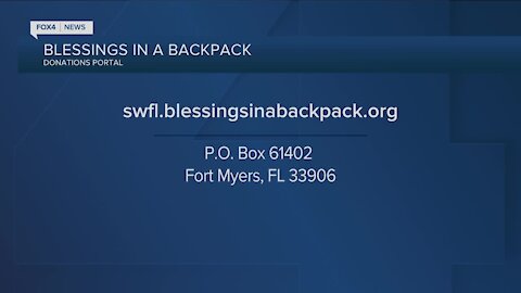 Blessing in a backpack initiative