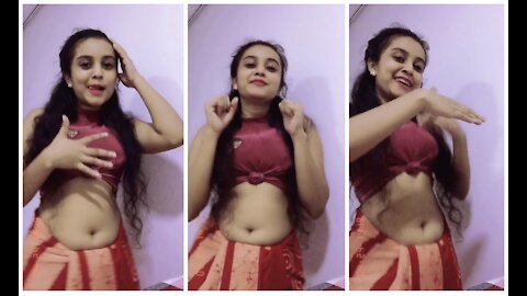 Cute 😍 & sexy 😱 girl dance like a romantic dancer 💃