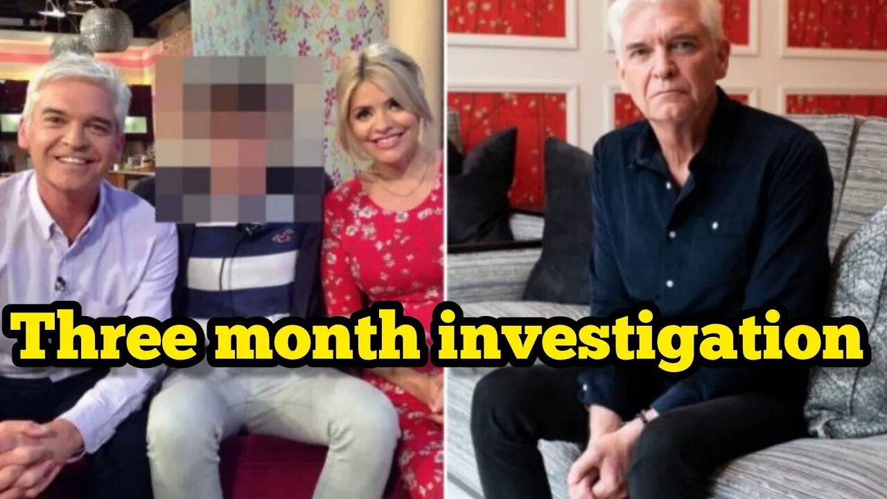 Phillip Schofield: a three month independent investigation will take place (results this winter)