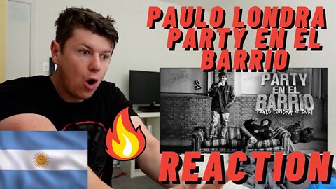 Paulo Londra - Party en el Barrio (feat. Duki) ((IRISH GUY REACTION!!))