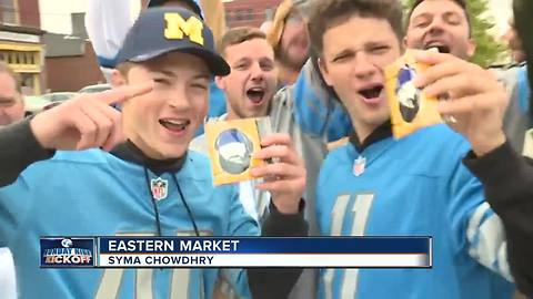 Lions fans take over Eastern Market