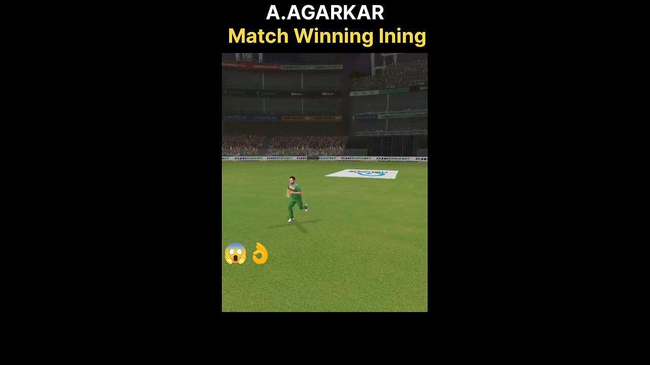 A.Agarkar match winning inning