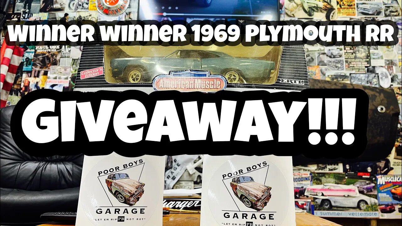 1969 Plymouth RR Giveaway!