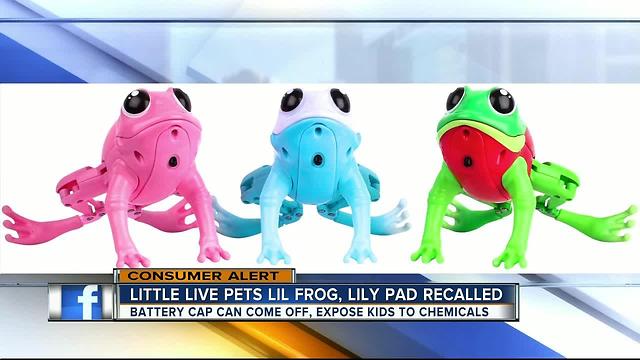 Moose Toys recalls Little Live Pets Lil Frog plastic toys due to chemical and injury hazards