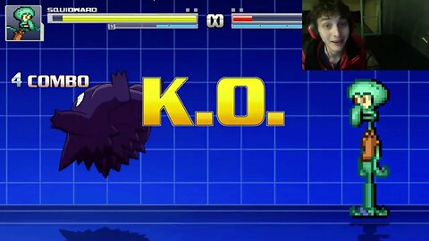 Squidward From The SpongeBob SquarePants Series VS Gengar The Ghost Type Pokemon In An Epic Battle
