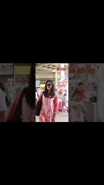 Rashmika Mandanna APOLOGISES to a woman as she comes in her way ❤️ #rashmikamandanna #shorts