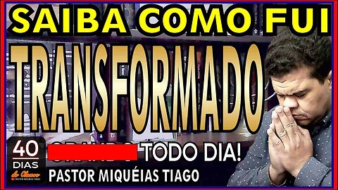🔴LIVE #ep184 - #40diasdeclamor - Pr Miquéias Tiago