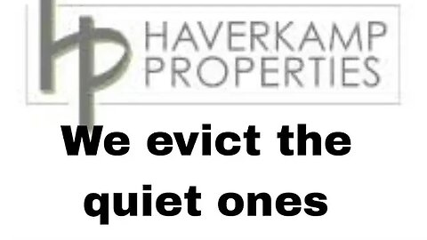 Haverkamp Properties: Their latest TV commercial!