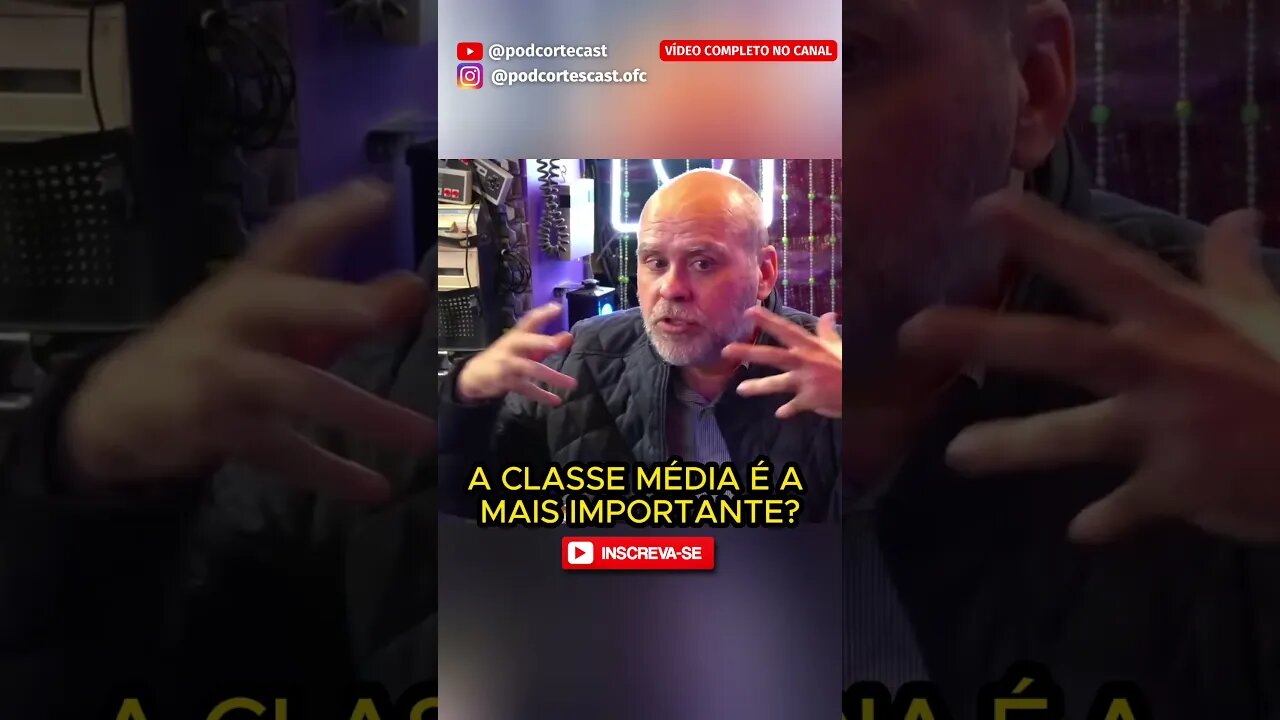 A CLASSE MÉDIA É A MAIS IMPORTANTE? #shorts #classemedia #paulocruz #alexandreborges