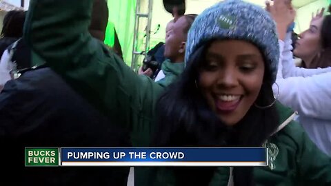 Bucks entertainment hosts bringing the energy outside Fiserv Forum