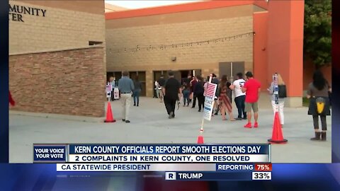 Kern County officials report smooth elections day