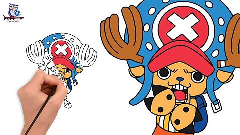 How to Draw Tony Tony Chopper One Piece - Step by Step