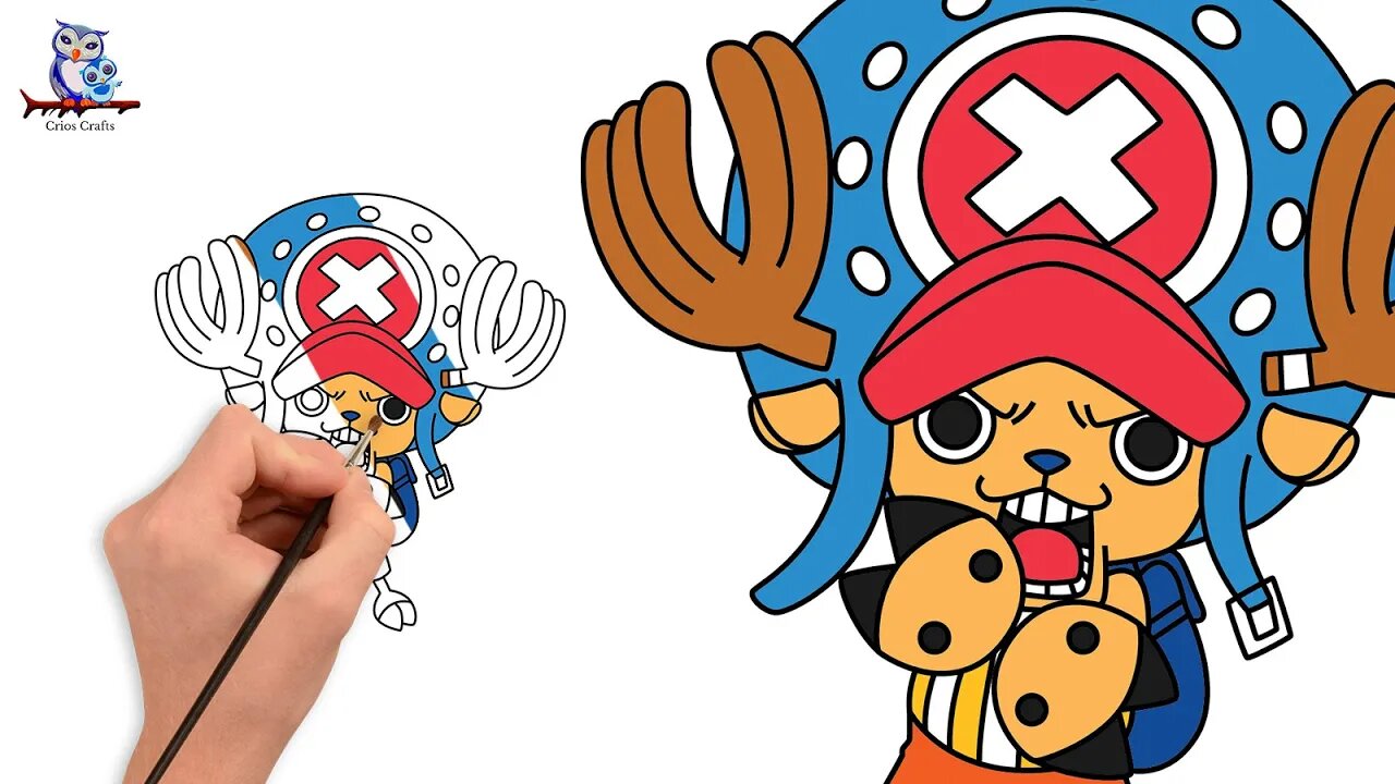 How to Draw Tony Tony Chopper One Piece - Step by Step