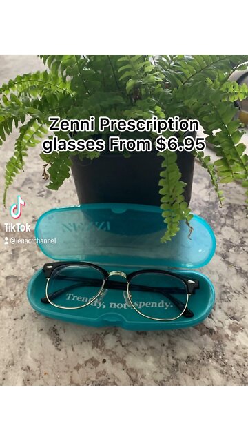 Zenni Optical Prescription glasses from $6.95(Review) Link In Description
