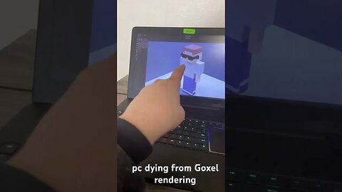 trying to learn goxel, gpu is dying trying to render